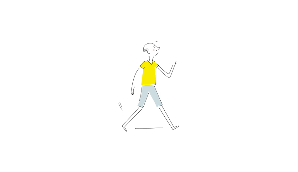 Astellas - Illustration sensibilisation sport et santé 2 par Cecile-reverdy