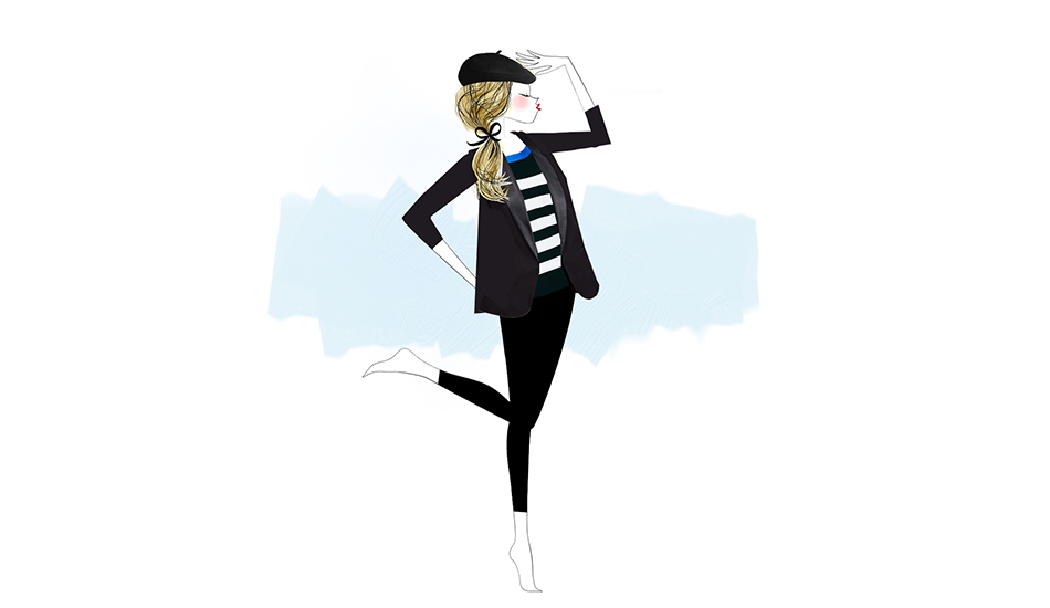 French Place - Illustration, photographie de mode et typographie en surimpression 1 par Cécile Reverdy Cé.