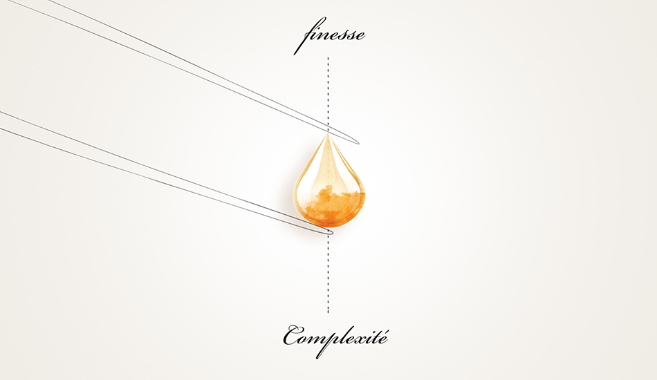Cognac Exception - Visuel de luxe associant dessin au trait et aquarelle numérique 11 par Cé. Cecile Reverdy