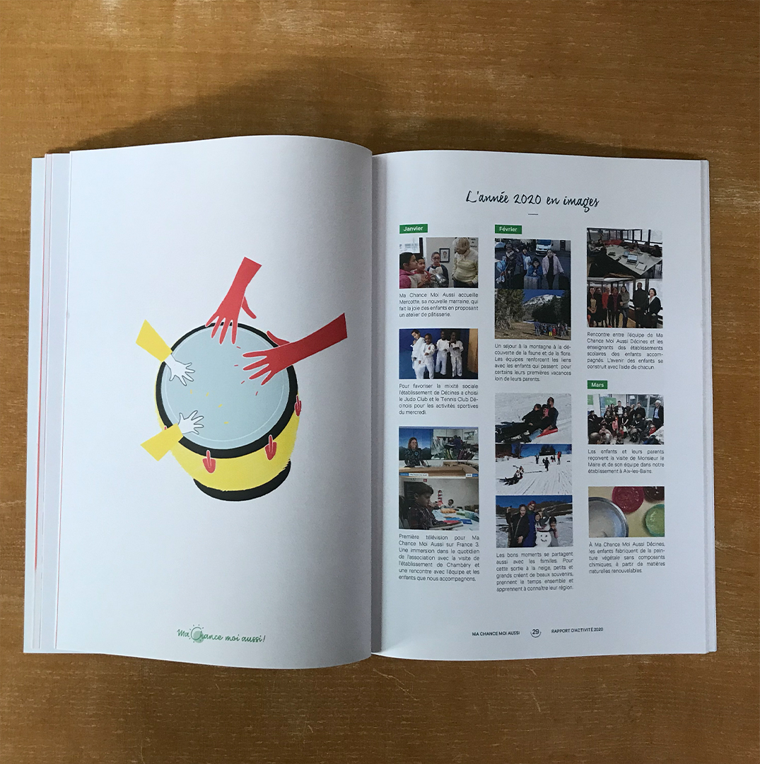 Quatrième de couverture de la brochure rapport d'activité