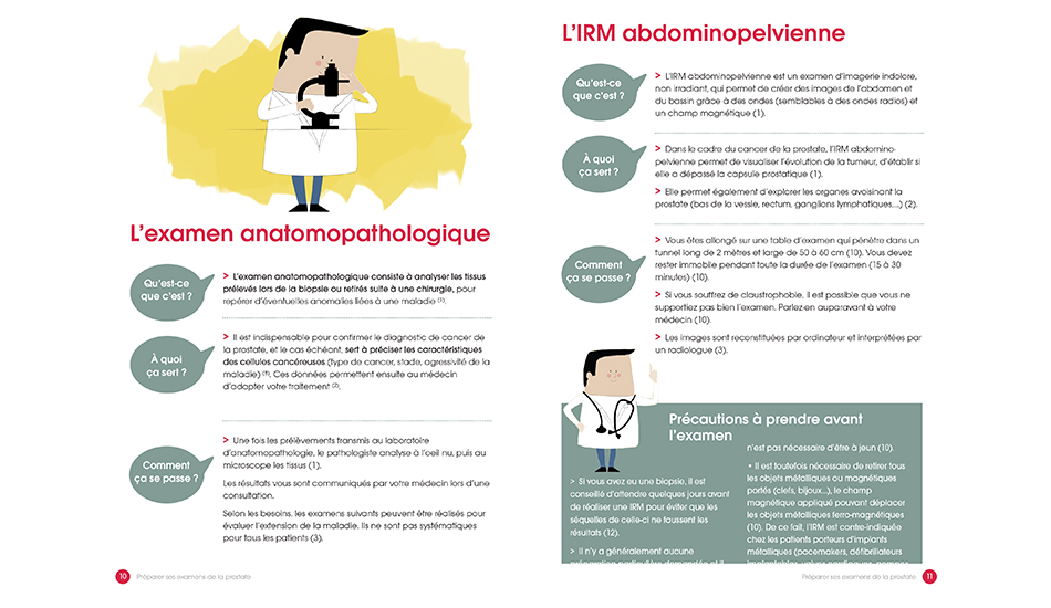 Radiothérapie - illustration de brochure médicale au ton décalé en oncologie 11 par Cé. Cecile Reverdy