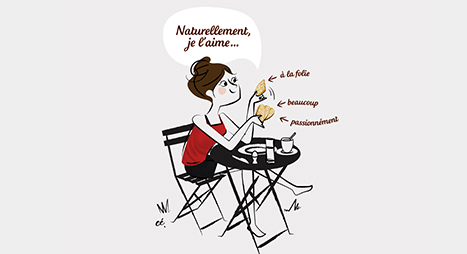 cé. cécile reverdy illustration packaging la boulangère boulangerie femme petit dejeuner pain de mie la boulangère 